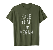 Load image into Gallery viewer, Funny shirts V-neck Tank top Hoodie sweatshirt usa uk au ca gifts for Kale Yeah Im Vegan Shirt Vegetarian Plant Life Gift Tshirt 3115036
