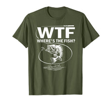 Load image into Gallery viewer, Funny shirts V-neck Tank top Hoodie sweatshirt usa uk au ca gifts for WTF Where&#39;s The Fish Funny Fishing T-Shirt 333979
