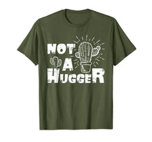Load image into Gallery viewer, Not A Hugger T-Shirt Funny Cactus Gifts 957861

