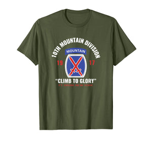 Funny shirts V-neck Tank top Hoodie sweatshirt usa uk au ca gifts for 10th MTN DIV Climb To Glory T Shirt 2105049