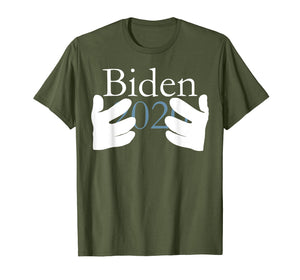 Funny shirts V-neck Tank top Hoodie sweatshirt usa uk au ca gifts for Biden 2020 T-shirt President Campaign Hands on boobs Shirts 2100402