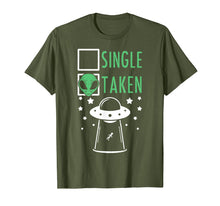 Load image into Gallery viewer, Funny shirts V-neck Tank top Hoodie sweatshirt usa uk au ca gifts for Single Or Taken Alien Abduction UFO T-Shirt 235329
