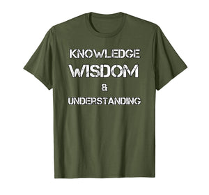 Funny shirts V-neck Tank top Hoodie sweatshirt usa uk au ca gifts for Knowledge Wisdom & Understanding NGE 5 percent t shirt 2023286