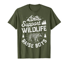 Load image into Gallery viewer, Funny shirts V-neck Tank top Hoodie sweatshirt usa uk au ca gifts for Support Wildlife Raise Boys Shirt Parents Mom Mother Father 243799

