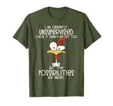Load image into Gallery viewer, Funny shirts V-neck Tank top Hoodie sweatshirt usa uk au ca gifts for I am currently unsupervised I know, it freaks me out too Tee 580571
