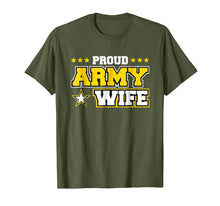 Load image into Gallery viewer, Funny shirts V-neck Tank top Hoodie sweatshirt usa uk au ca gifts for Proud Army Wife T Shirt US Military Wife Family 2799610

