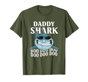 Funny shirts V-neck Tank top Hoodie sweatshirt usa uk au ca gifts for Daddy Shark Doo Doo Doo Shirts - Christmas Gift Shirts 649203