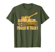 Load image into Gallery viewer, Funny shirts V-neck Tank top Hoodie sweatshirt usa uk au ca gifts for Panzer VI Tiger I Tank T Shirt Gift WW2 German Army Art 3536642
