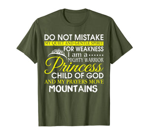 Funny shirts V-neck Tank top Hoodie sweatshirt usa uk au ca gifts for I Am A Mighty Warrior Princess Child Of God T Shirt 2395212