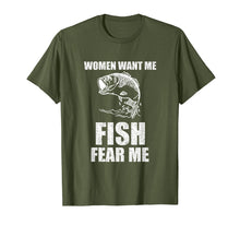 Load image into Gallery viewer, Funny shirts V-neck Tank top Hoodie sweatshirt usa uk au ca gifts for Women Want Me, Fish Fear Me Fishing T-Shirt 663864
