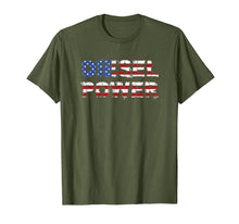 Load image into Gallery viewer, Funny shirts V-neck Tank top Hoodie sweatshirt usa uk au ca gifts for Diesel American Flag T-Shirt Power 4X4 Trucks Roll Coal Tee 2090841
