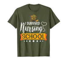 Load image into Gallery viewer, Funny shirts V-neck Tank top Hoodie sweatshirt usa uk au ca gifts for I Survived Nursing School Class of 2019 Graduate Gift Shirt 3042131
