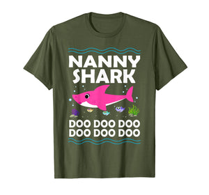 Funny shirts V-neck Tank top Hoodie sweatshirt usa uk au ca gifts for Nanny Shark T-Shirt Doo Doo Funny Baby Mommy Kids Video Tee T-Shirt 590880