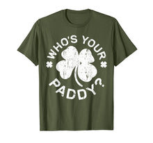 Load image into Gallery viewer, Funny shirts V-neck Tank top Hoodie sweatshirt usa uk au ca gifts for Who&#39;s Your Paddy T-Shirt St Patricks Day Gift Shirt 2889695
