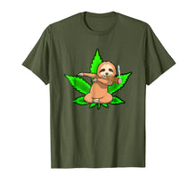Load image into Gallery viewer, Funny shirts V-neck Tank top Hoodie sweatshirt usa uk au ca gifts for Dab Sloth With A Blunt Gifts Tee T Shirt 2850789
