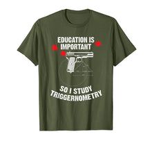 Load image into Gallery viewer, Funny shirts V-neck Tank top Hoodie sweatshirt usa uk au ca gifts for Gun Education - 2nd Amendment - I Study Triggernometry Guns T-Shirt 2482502
