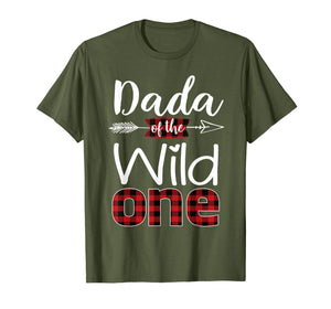 Funny shirts V-neck Tank top Hoodie sweatshirt usa uk au ca gifts for Dada Of The Wild One Shirt Plaid Lumberjack 1St Birthday Tee 1098771