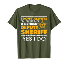 Load image into Gallery viewer, Funny shirts V-neck Tank top Hoodie sweatshirt usa uk au ca gifts for Retired Deputy Sheriff I Enjoy Being Retired Sheriff Gifts 3549902
