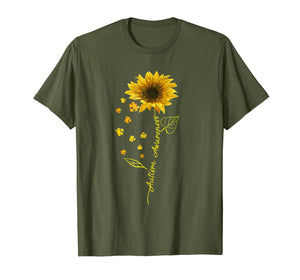 Funny shirts V-neck Tank top Hoodie sweatshirt usa uk au ca gifts for Autism Awareness Sunflower Shirt Gift 2193352