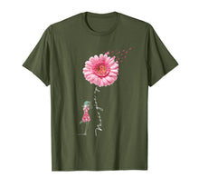 Load image into Gallery viewer, Never give up t-shirt Breast Cancer daisy flower woman T-Shirt 165553
