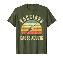 Load image into Gallery viewer, Vaccines Cause Adults T-Shirt - Retro Pro Vaccination Tee
