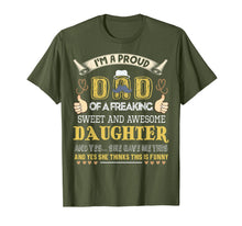 Load image into Gallery viewer, Mens Gift For Dad From Daughter- Funny Father&#39;s Day Gift T-Shirt 93500
