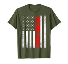 Load image into Gallery viewer, Trump 2020 American Flag T Shirt Re Elect 4th Of July Men
