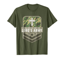 Load image into Gallery viewer, Funny shirts V-neck Tank top Hoodie sweatshirt usa uk au ca gifts for Enlisted in the Lord&#39;s Army Faith Religious T-Shirt Cross 1673113
