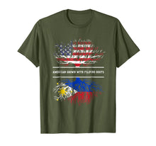 Load image into Gallery viewer, Funny shirts V-neck Tank top Hoodie sweatshirt usa uk au ca gifts for American Grown With Filipino Roots T-Shirt Philippines Tee 3113022
