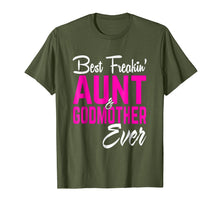 Load image into Gallery viewer, Funny shirts V-neck Tank top Hoodie sweatshirt usa uk au ca gifts for Best Freakin Aunt And Godmother Ever Tshirt Gifts Funny 145542
