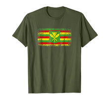 Load image into Gallery viewer, Funny shirts V-neck Tank top Hoodie sweatshirt usa uk au ca gifts for Kanaka Maoli Hawaii Flag Hawaiian Pride Distressed T-Shirt 2782397

