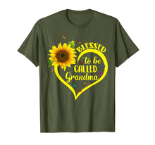 Load image into Gallery viewer, Funny shirts V-neck Tank top Hoodie sweatshirt usa uk au ca gifts for Blessed To Be Called Grandma Sunflower Tshirt 533732
