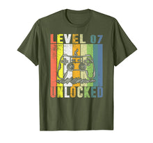 Load image into Gallery viewer, Funny shirts V-neck Tank top Hoodie sweatshirt usa uk au ca gifts for Level 07 Unlocked T-Shirt 7th Video Gamer Birthday Gift 3765281
