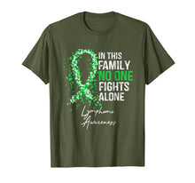 Load image into Gallery viewer, In This Family No One Fights Alone Shirt Lymphoma Awareness
