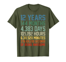 Load image into Gallery viewer, Vintage 12th Birthday Shirt Gift 12 Years Old Being Awesome
