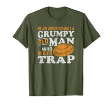 Load image into Gallery viewer, Funny shirts V-neck Tank top Hoodie sweatshirt usa uk au ca gifts for Clay Target Shirt Never Underestimate a Grumpy Old Man Gift 2896821
