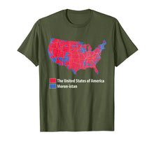 Load image into Gallery viewer, Funny shirts V-neck Tank top Hoodie sweatshirt usa uk au ca gifts for USA Election 2016 Results Map DonaldTrump T Shirt 1333181
