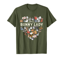 Load image into Gallery viewer, Funny shirts V-neck Tank top Hoodie sweatshirt usa uk au ca gifts for Crazy Bunny Lady Rabbit Lover Funny Cute Shirt Gift 243646
