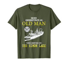 Load image into Gallery viewer, Funny shirts V-neck Tank top Hoodie sweatshirt usa uk au ca gifts for USS SIMON LAKE AS-33 TSHIRT 3602416
