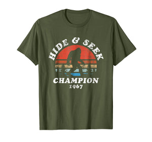 Funny shirts V-neck Tank top Hoodie sweatshirt usa uk au ca gifts for Hide & Seek Champion Bigfoot 1967 Funny T-Shirt 623981