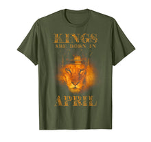 Load image into Gallery viewer, Funny shirts V-neck Tank top Hoodie sweatshirt usa uk au ca gifts for Men's Kings Are Born In April T-Shirt 1790588
