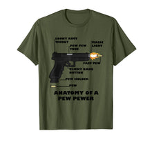 Load image into Gallery viewer, Anatomy of a Pew Pewer Ammo and Gun Amendment Meme Lovers T-Shirt-119520
