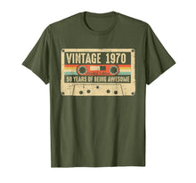 Load image into Gallery viewer, Vintage 1970 Made in 1970 50th birthday 50 years old Gift T-Shirt-1003234
