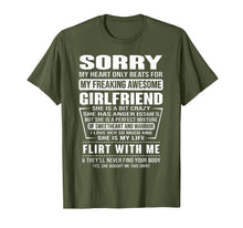 Load image into Gallery viewer, Sorry My Heart Only Beats for My Freaking Awesome Girlfriend T-Shirt-271491
