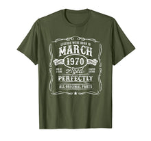 Load image into Gallery viewer, Vintage Born In March 1970 50th birthday 50 years old gift TShirt161372
