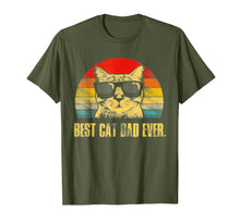 Load image into Gallery viewer, Mens Best Cat Dad Ever T-Shirt Funny Cat Dad Father T-Shirt-1469806
