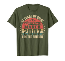 Load image into Gallery viewer, Vintage March 2007 13 Year Old Bday Gifts 13th Birthday TShirt900618
