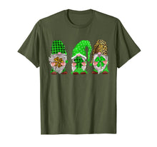 Load image into Gallery viewer, Leprechaun Irish Gnomes Leopard Plaid St Patrick&#39;s Day Gifts T-Shirt-167832
