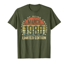 Load image into Gallery viewer, 40 Year Old Gifts March 1980 Limited Edition 40th Birthday T-Shirt-145462

