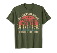 Load image into Gallery viewer, Vintage March 1996 24 Year Old Bday Gifts 24th Birthday TShirt955864
